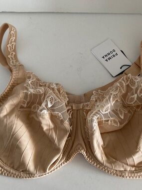 Prima Donna Deauville Bra 40DDD 40F Cafe au Lait Beige Full Cup NWT 0161811